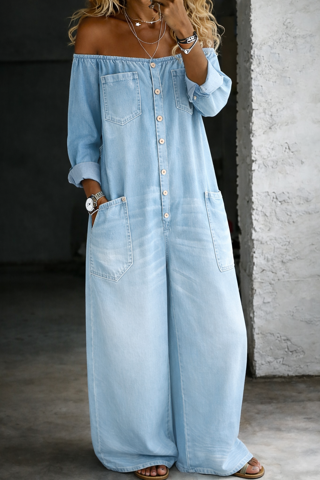SIERRA | Denim Jumpsuit