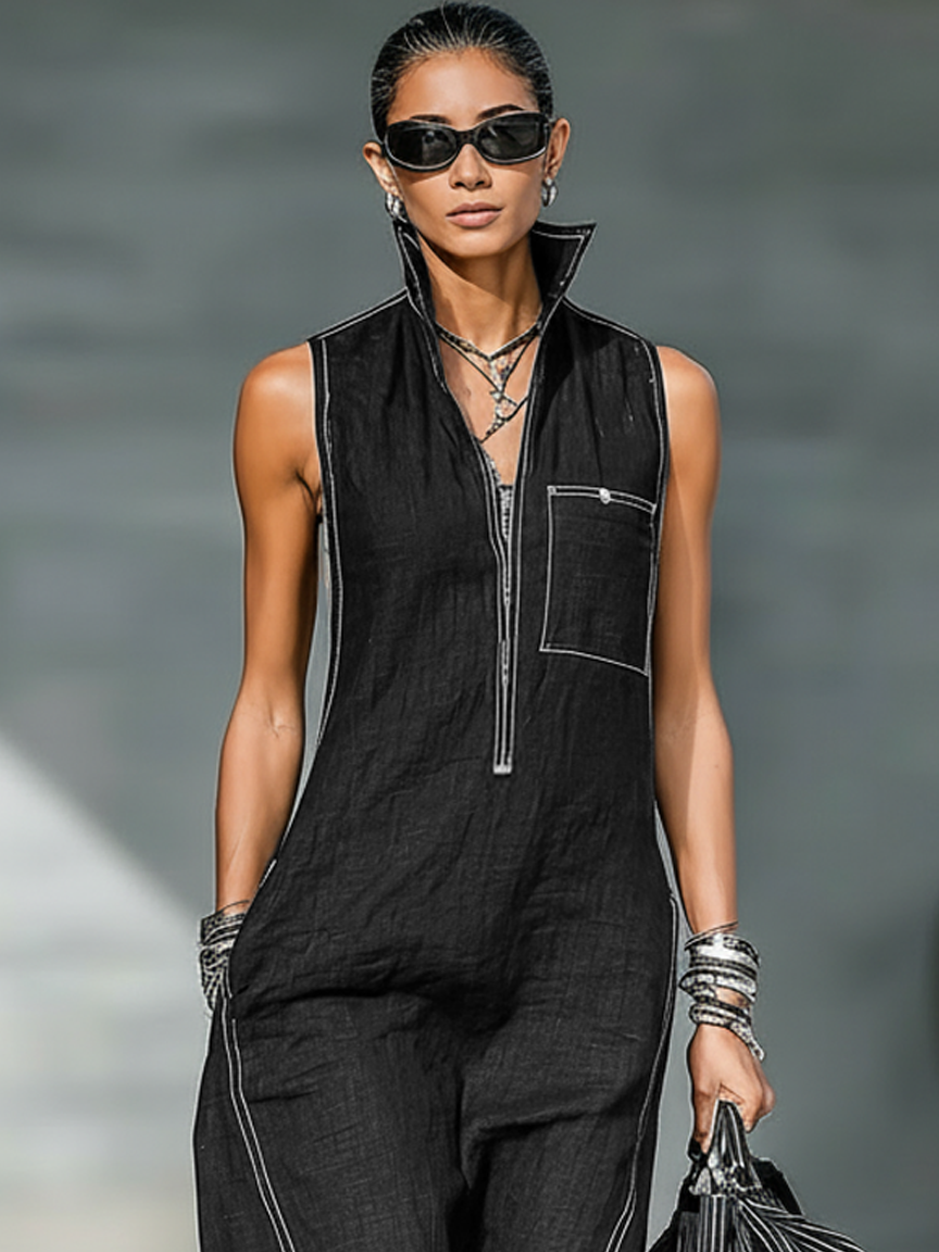 VELMA™ - ELEGANT SLEEVELESS JUMPSUIT
