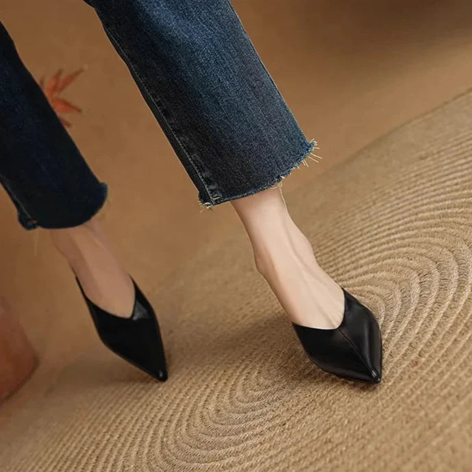 Eneva Leather Mules