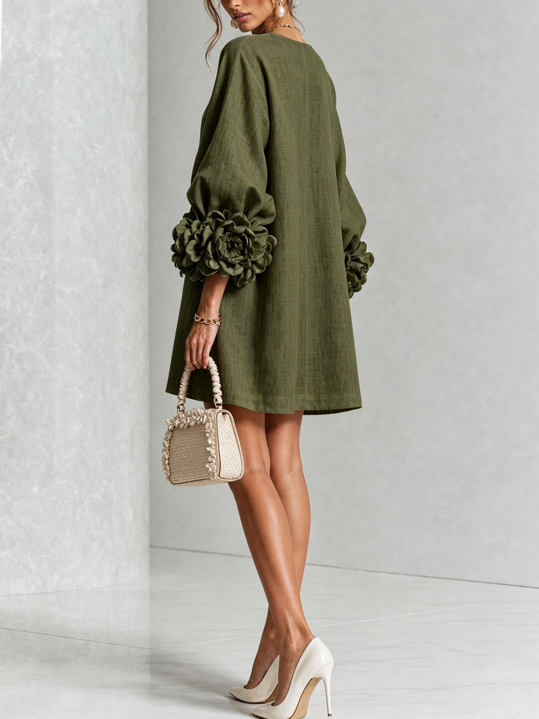 Florence™ | Floral Button-Down Mini Dress
