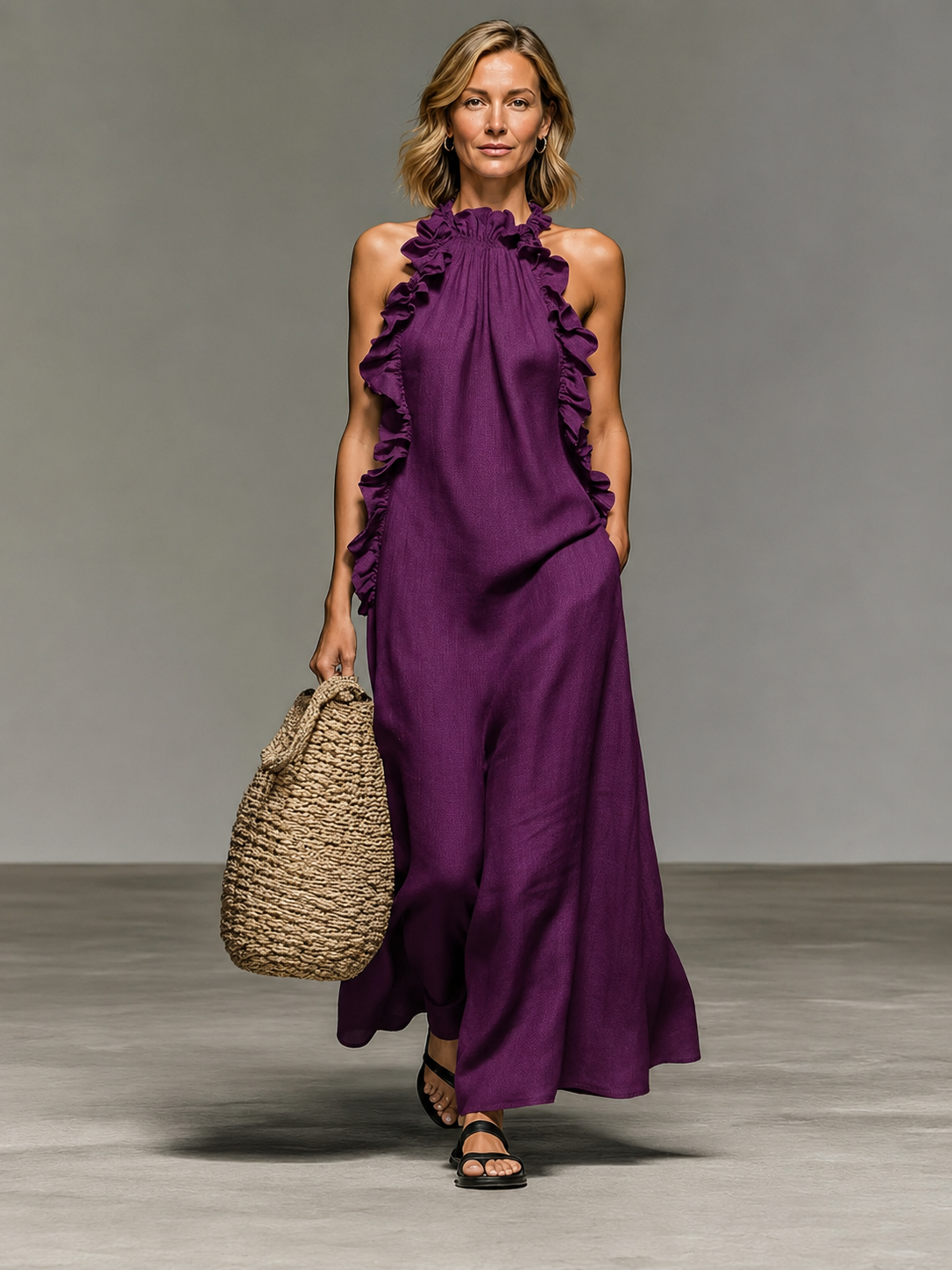 Emma | Soft Ruffle Maxi