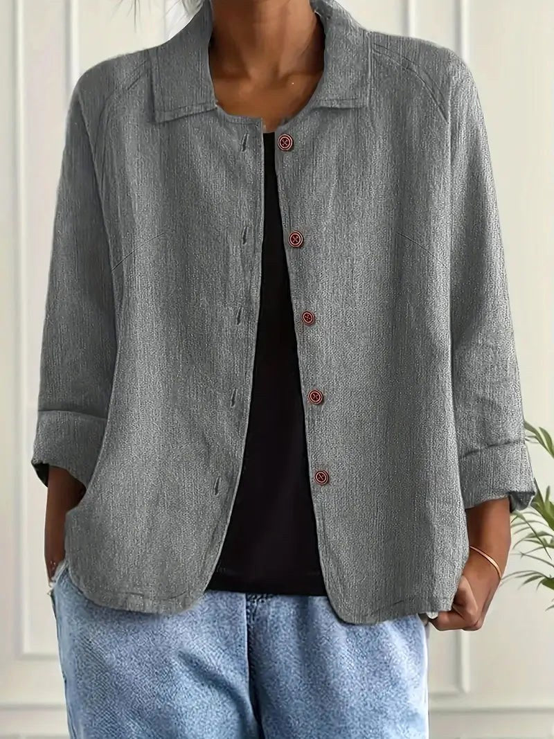 Thessa™ | Classic Long Sleeve Top