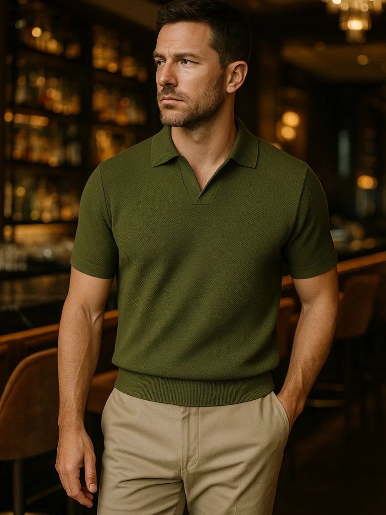 Old Money Cotton Polo - Rowan