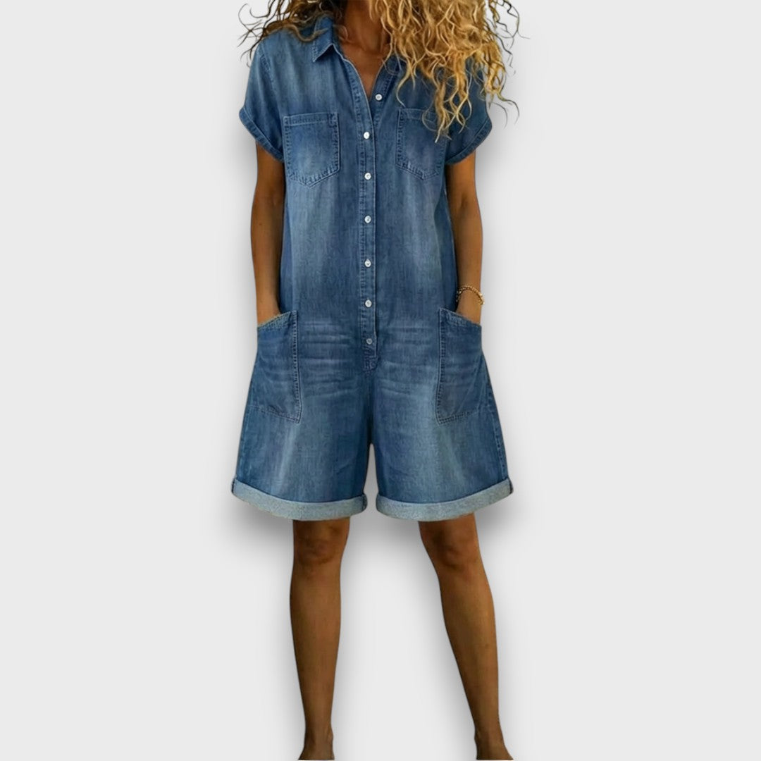 TUCSON | Denim Romper