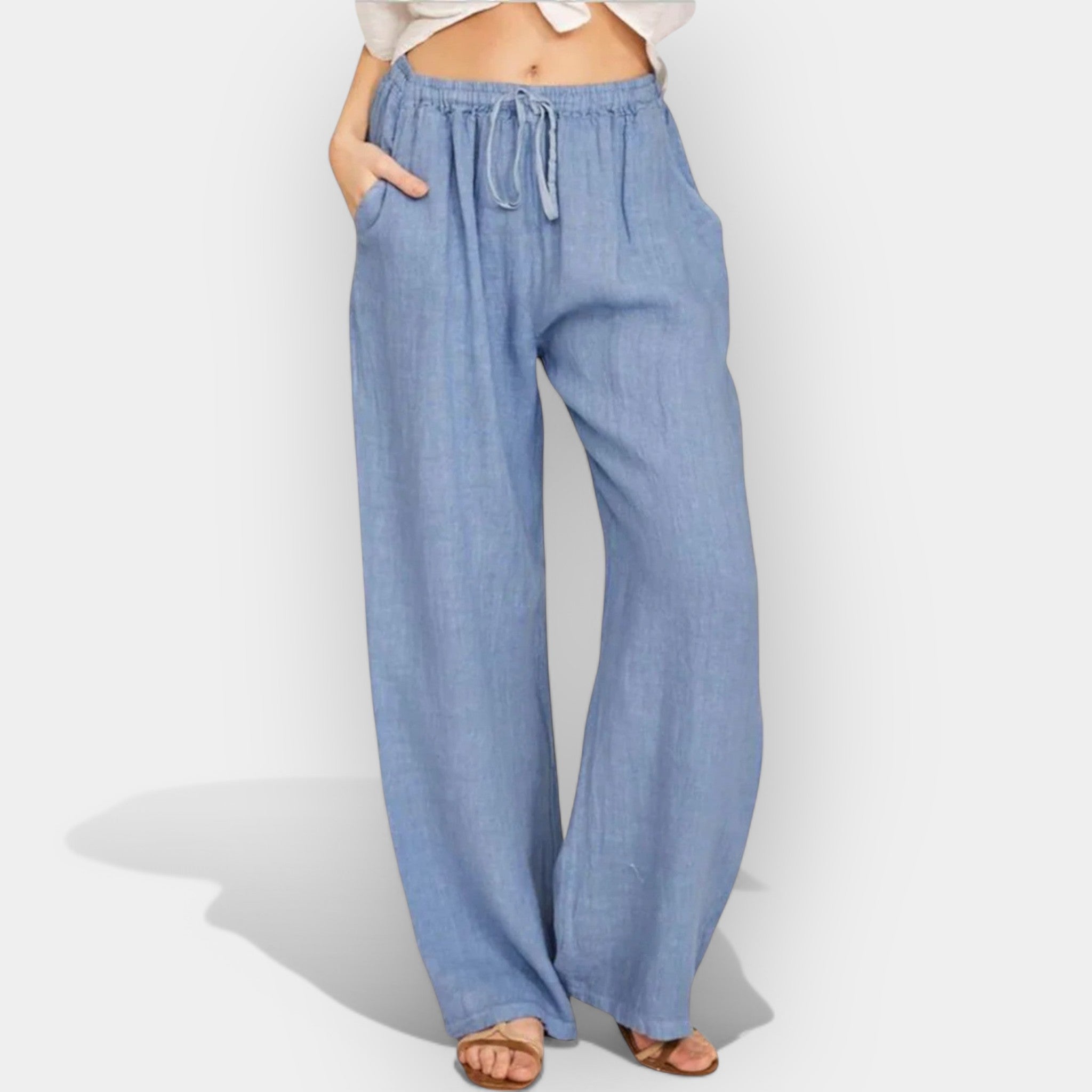Marlene™ | Lightweight Linen Trousers