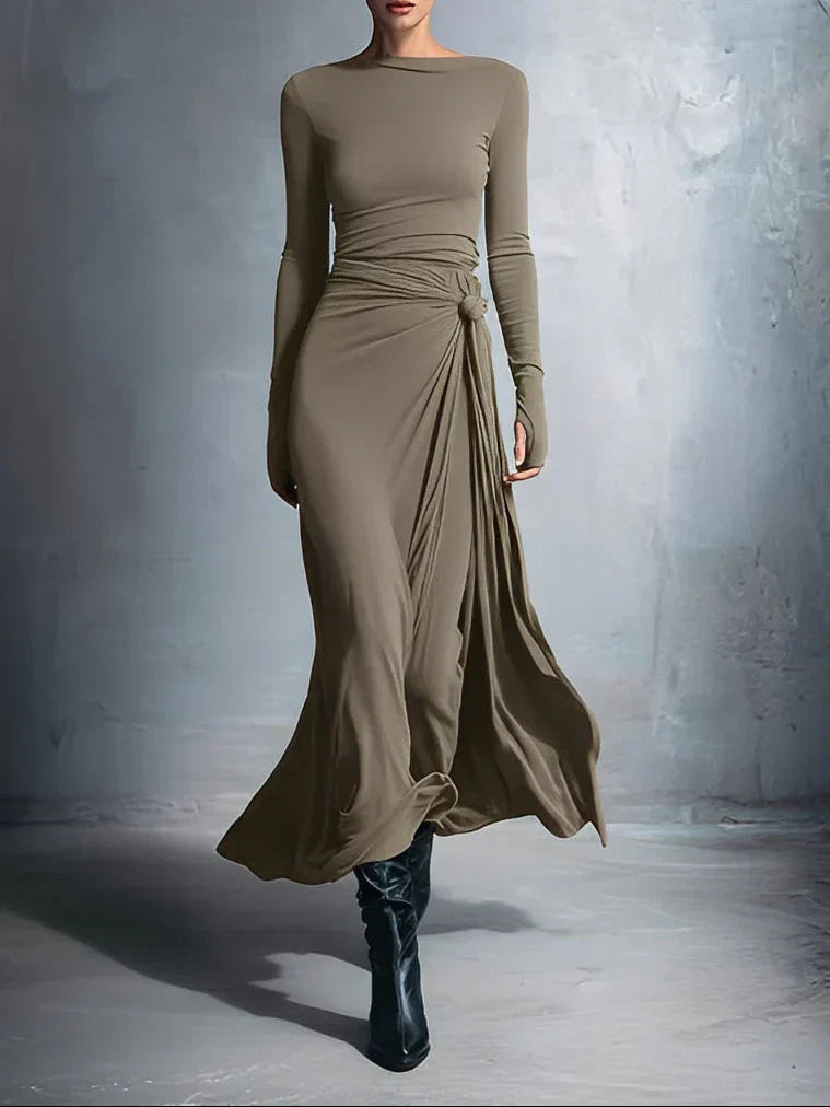 Naiara ❘ Maxi dress with side knot
