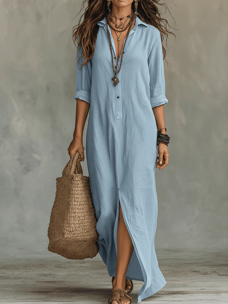 WILLOW | Effortless Maxi Dress Flattering Silhouette Versatile Daily Wear
