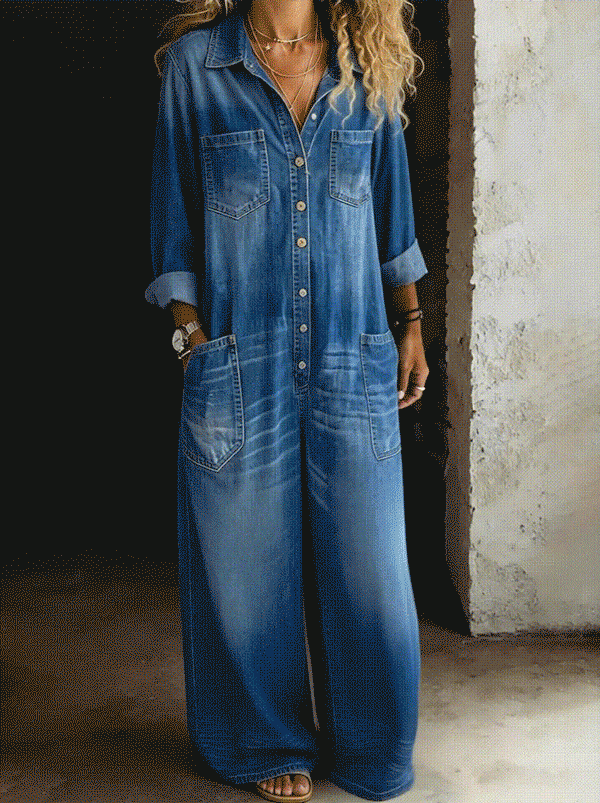 ODESSA | Denim Jumpsuit