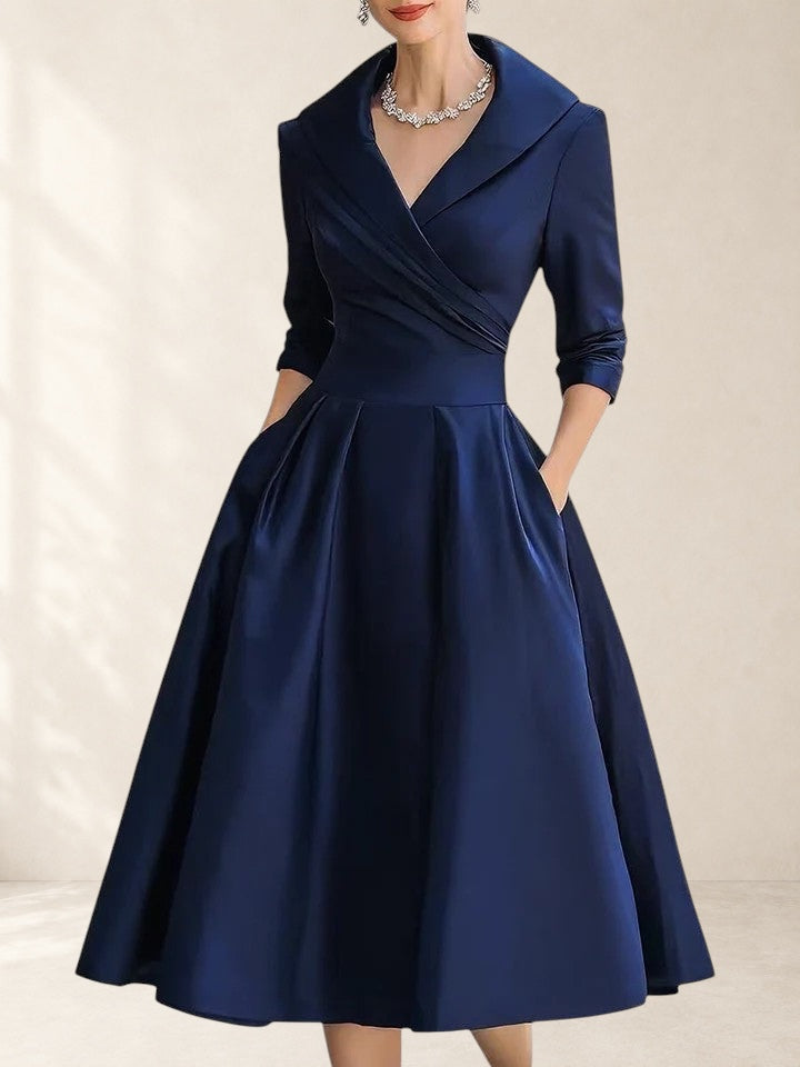 Yan | Elegant Midi Dress