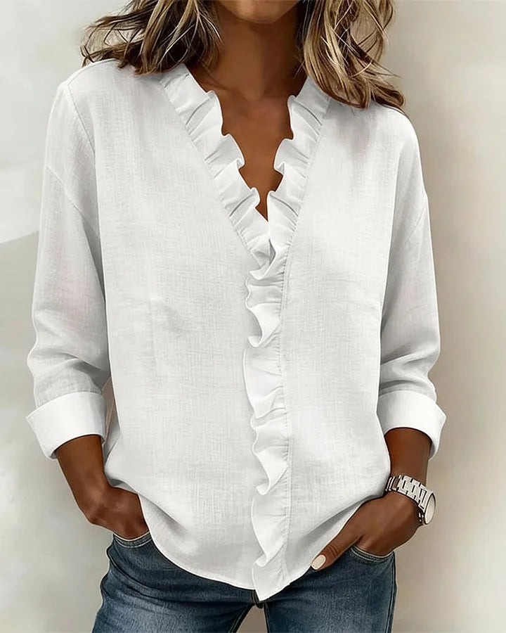 Chloe | Lightweight V-Neck Blouse