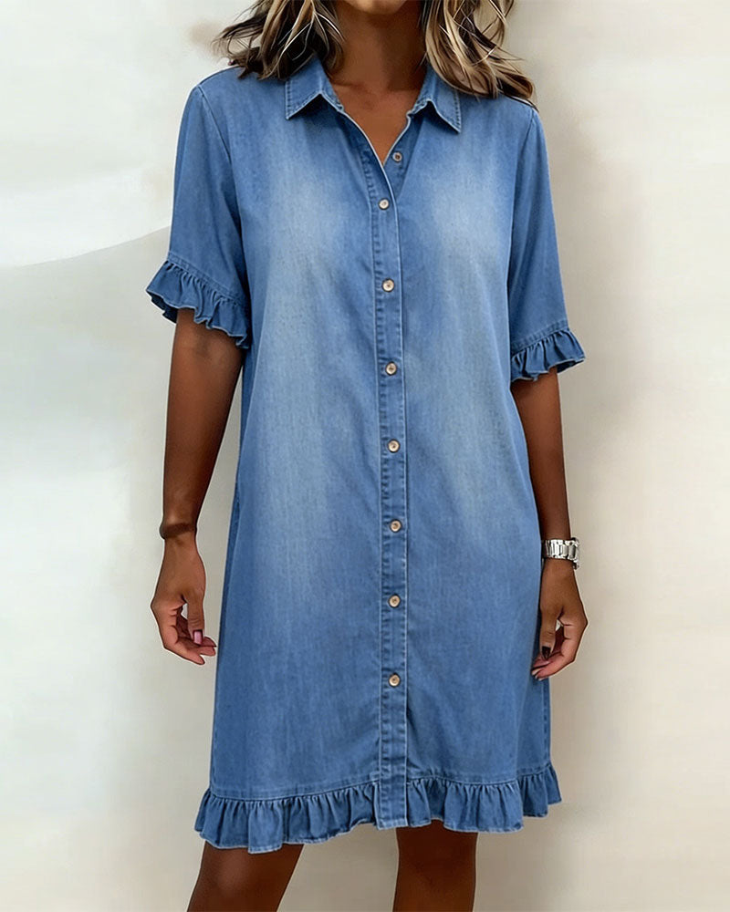 AUSTIN | Denim Shirt Dress