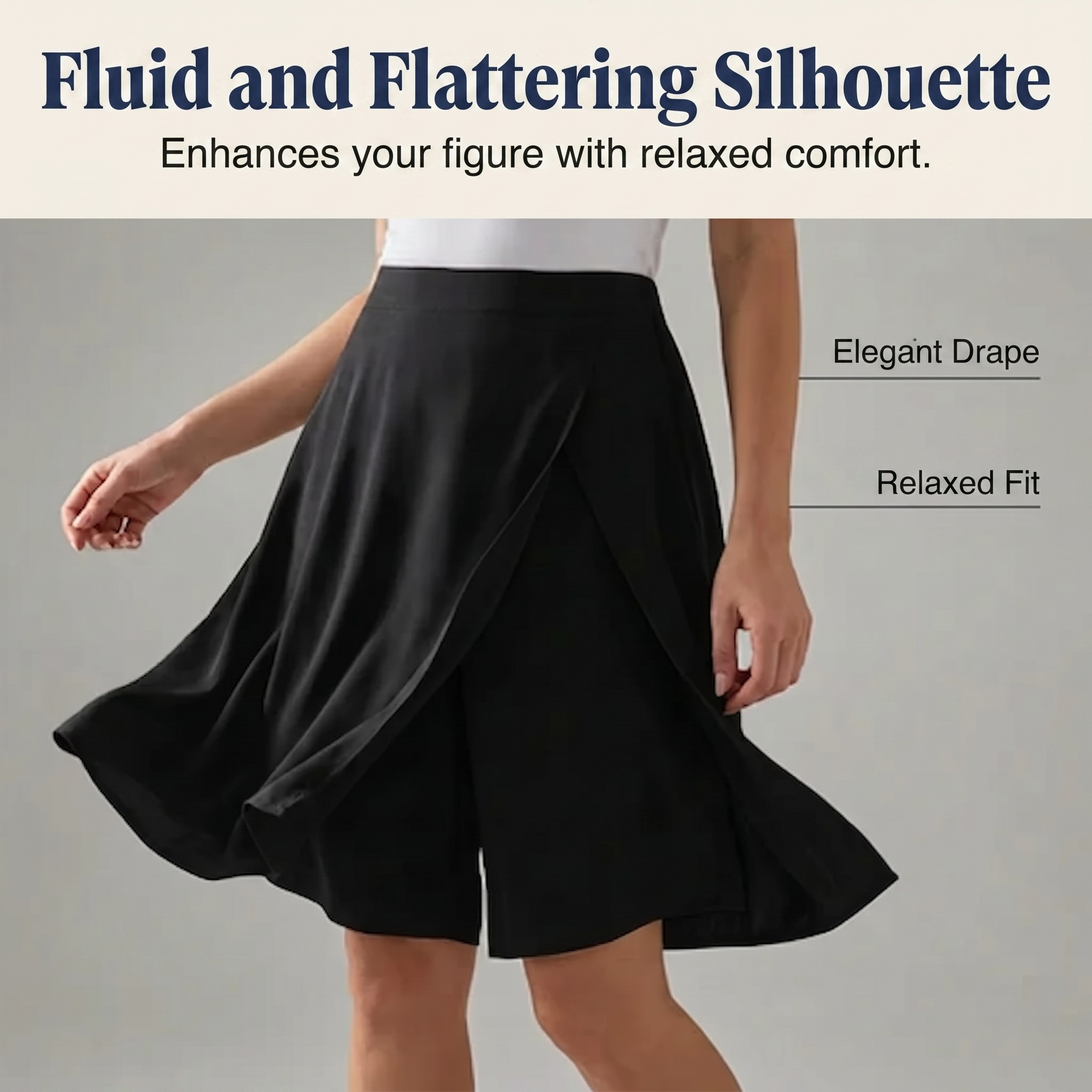 LIBERTY™ - ELASTIC WAIST FREEDOM SKORT