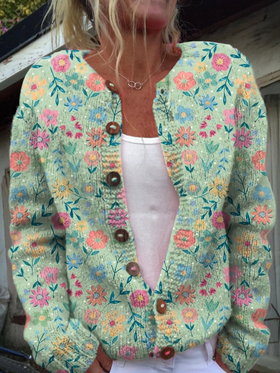 Green Flower Pint