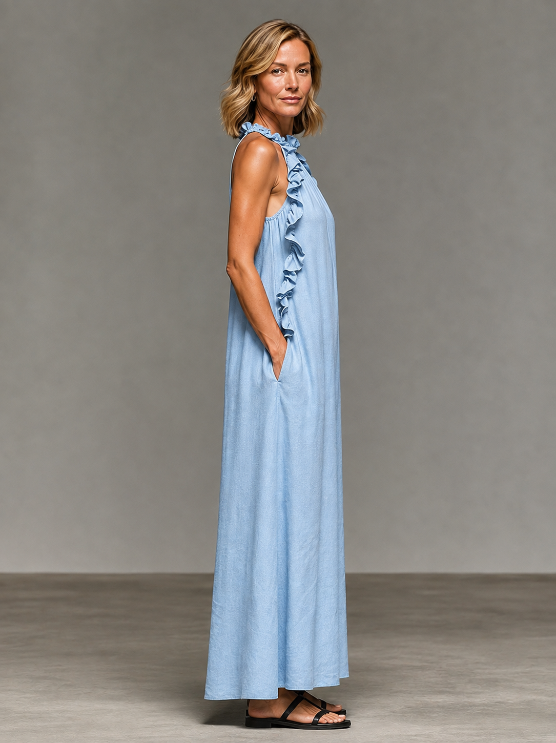 Emma | Soft Ruffle Maxi