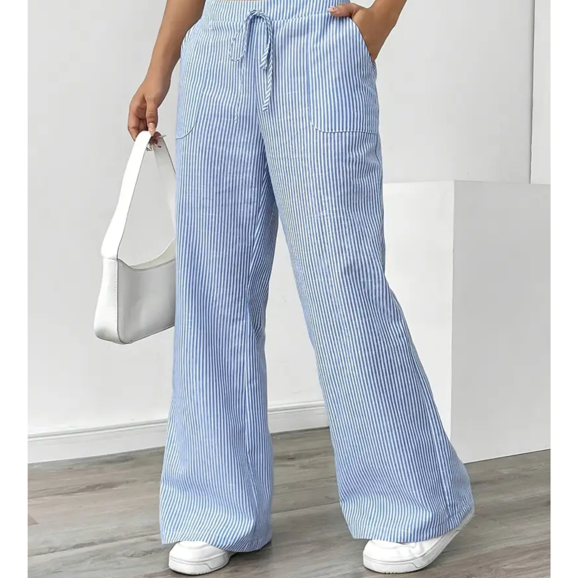 AMBER™ - ELEGANT DRAWSTRING WIDE-LEG PANTS