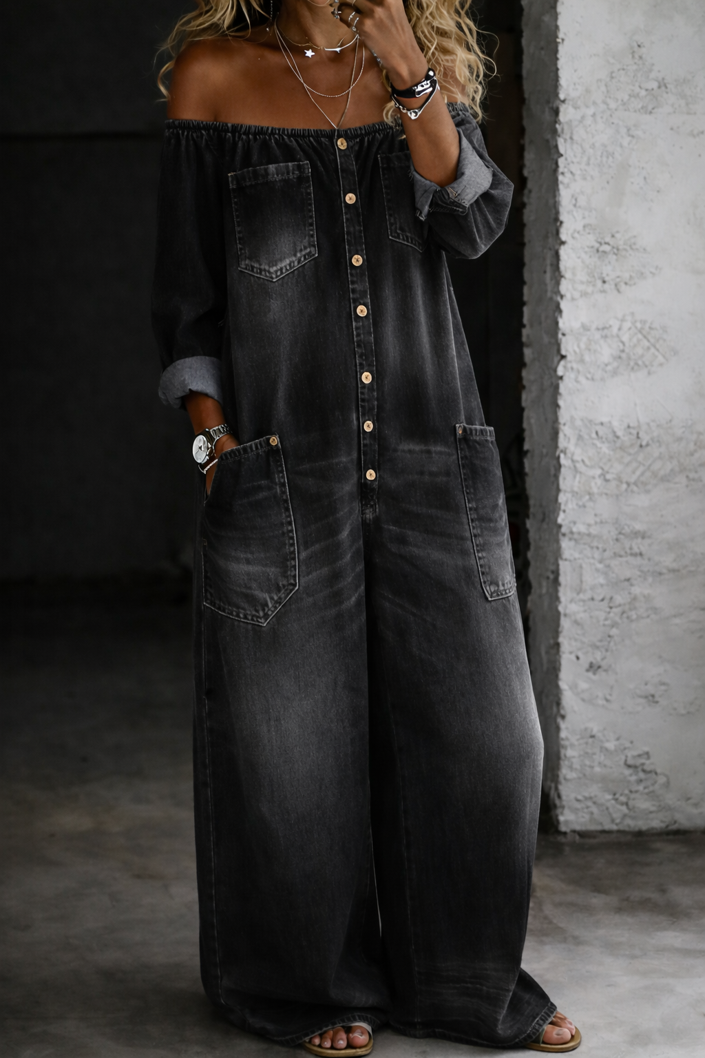 SIERRA | Denim Jumpsuit