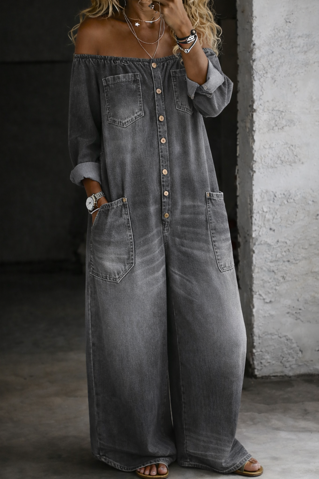 SIERRA | Denim Jumpsuit