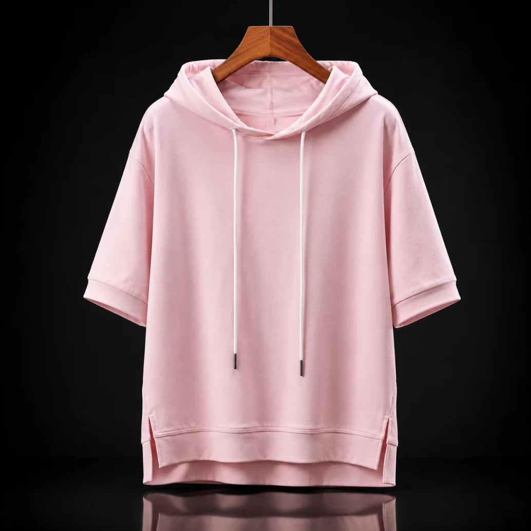 Willow Cotton Half Sleeve Hoodie