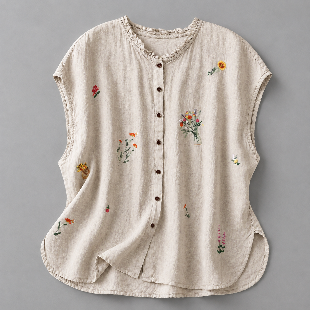 Jasmine Cotton Linen Blouse