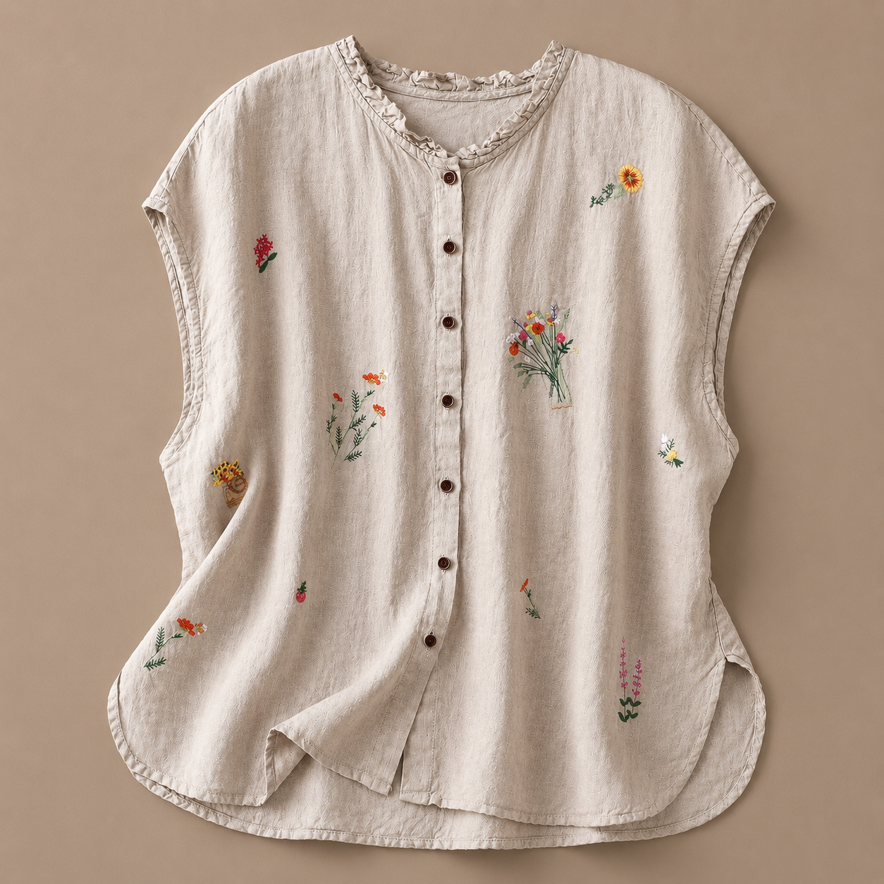 Jasmine Cotton Linen Blouse