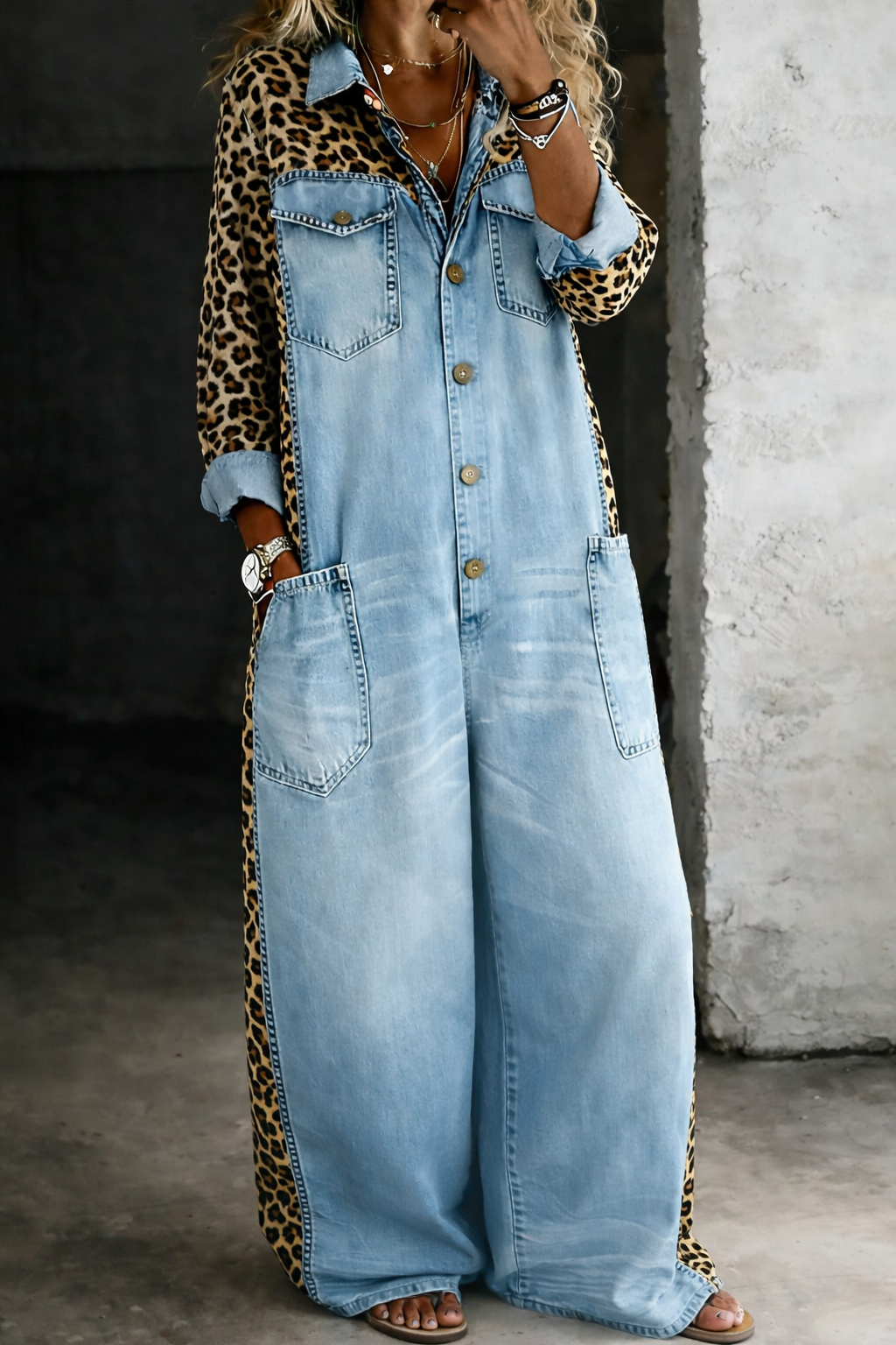 MESA | Denim Jumpsuit