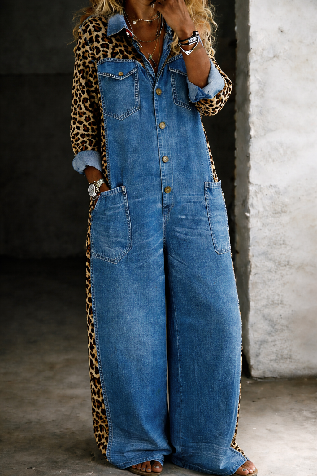 MESA | Denim Jumpsuit