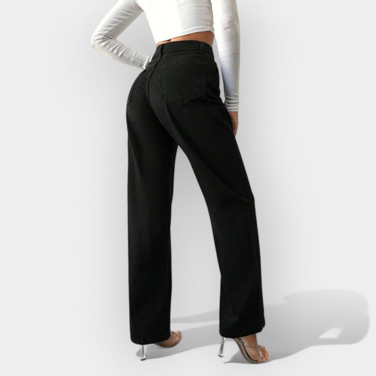 Donna™ | Wide Leg High-Waisted Jeans