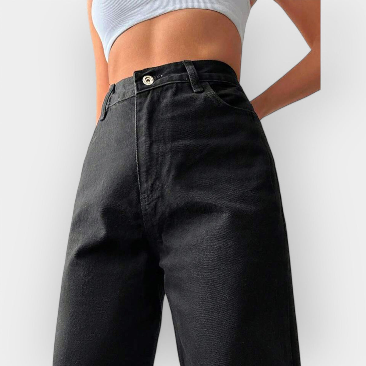 Donna™ | Wide Leg High-Waisted Jeans