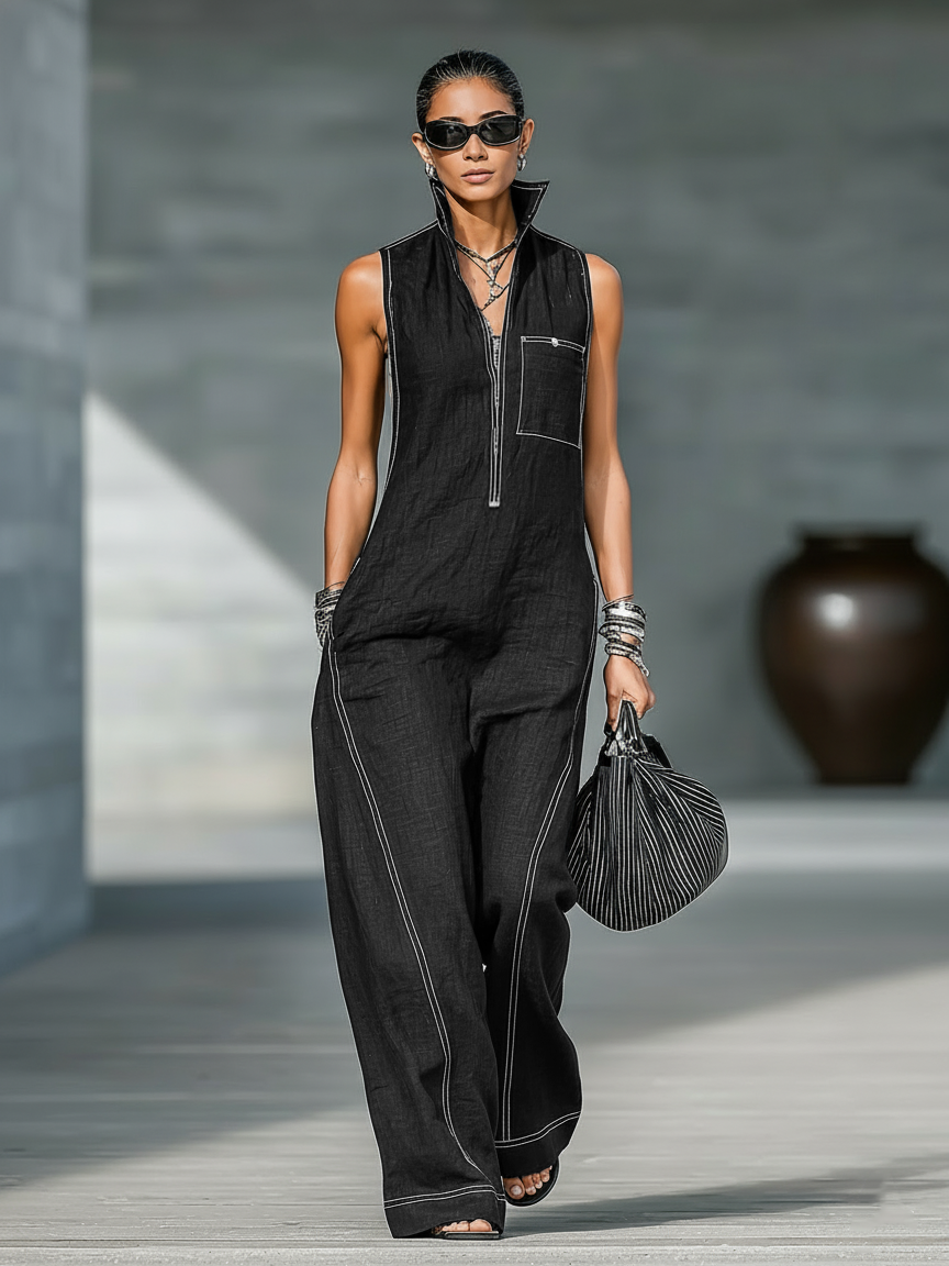 VELMA™ - ELEGANT SLEEVELESS JUMPSUIT