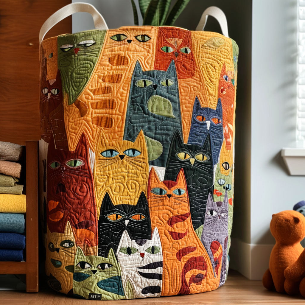 Purrfect Posse Laundry Basket - 2