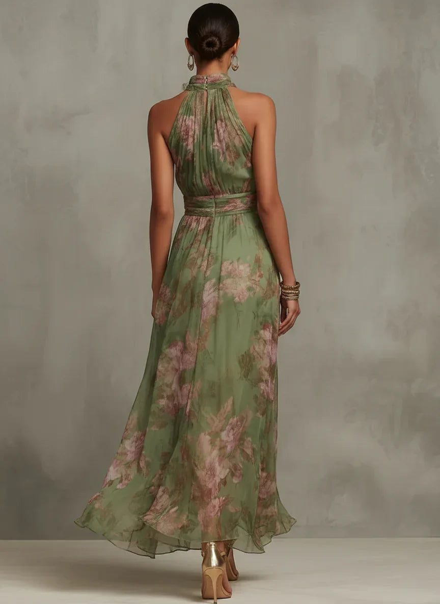 SERENA™ - ELEGANT FLORAL MAXI DRESS