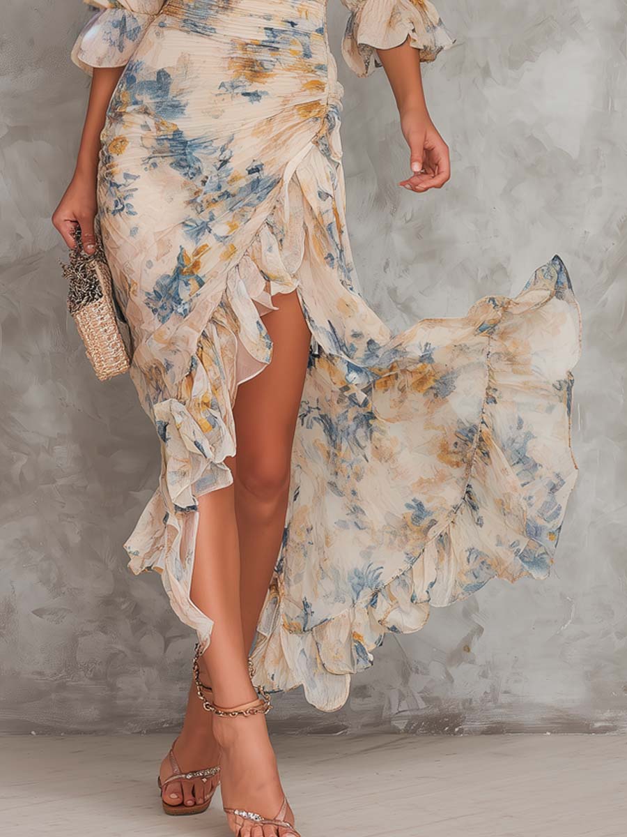 Cora | Floral Maxi Dress