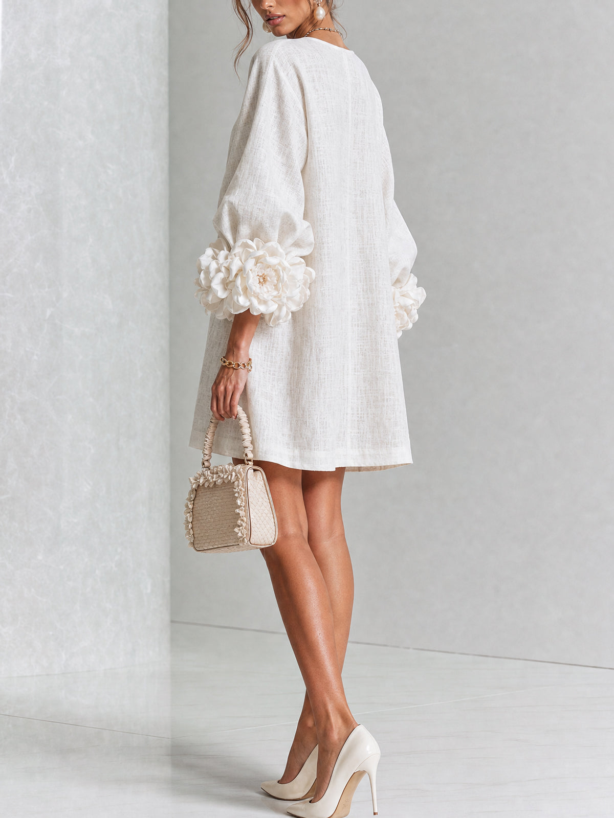 Florence™ | Floral Button-Down Mini Dress