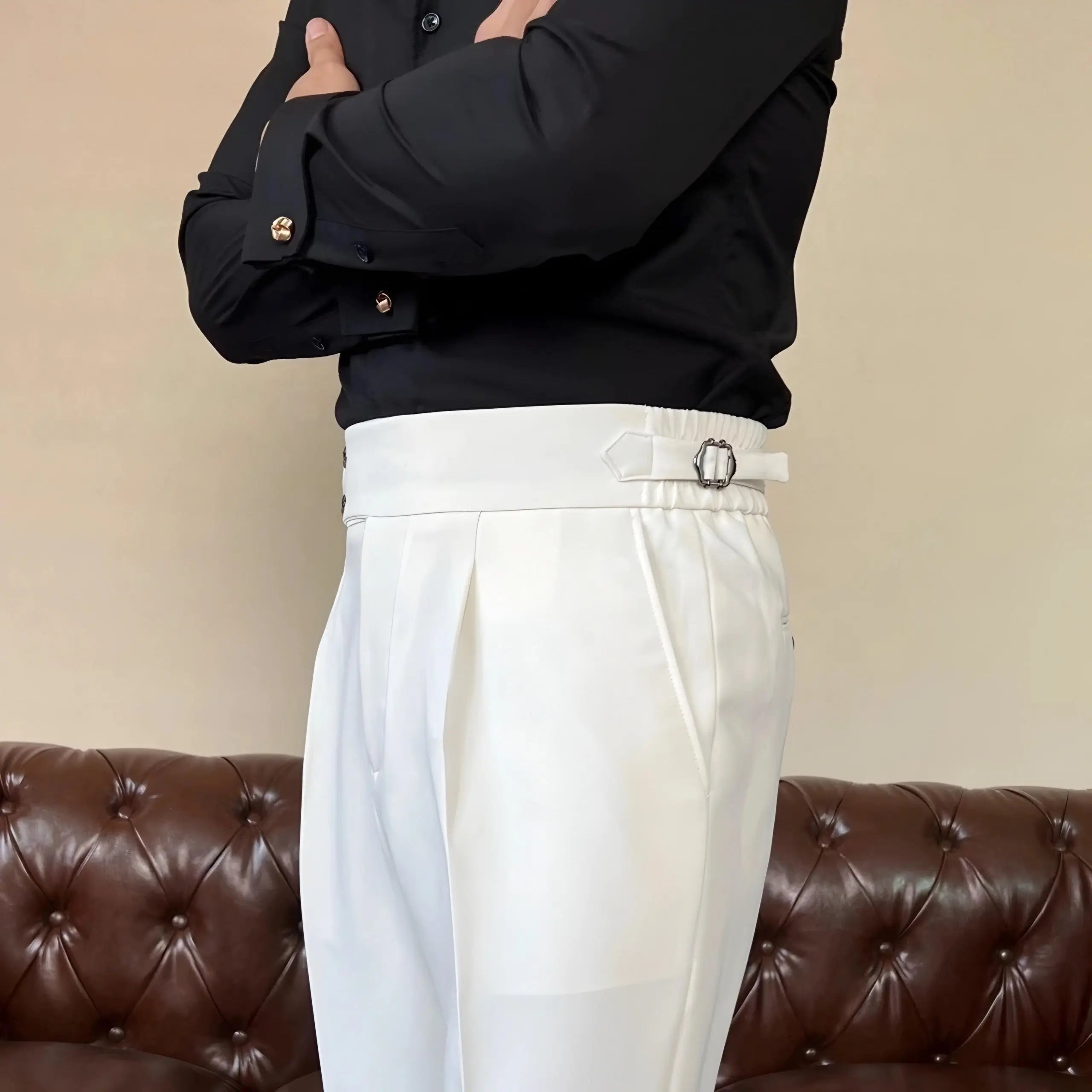 Classic Elastic Pants Sidetab Italia