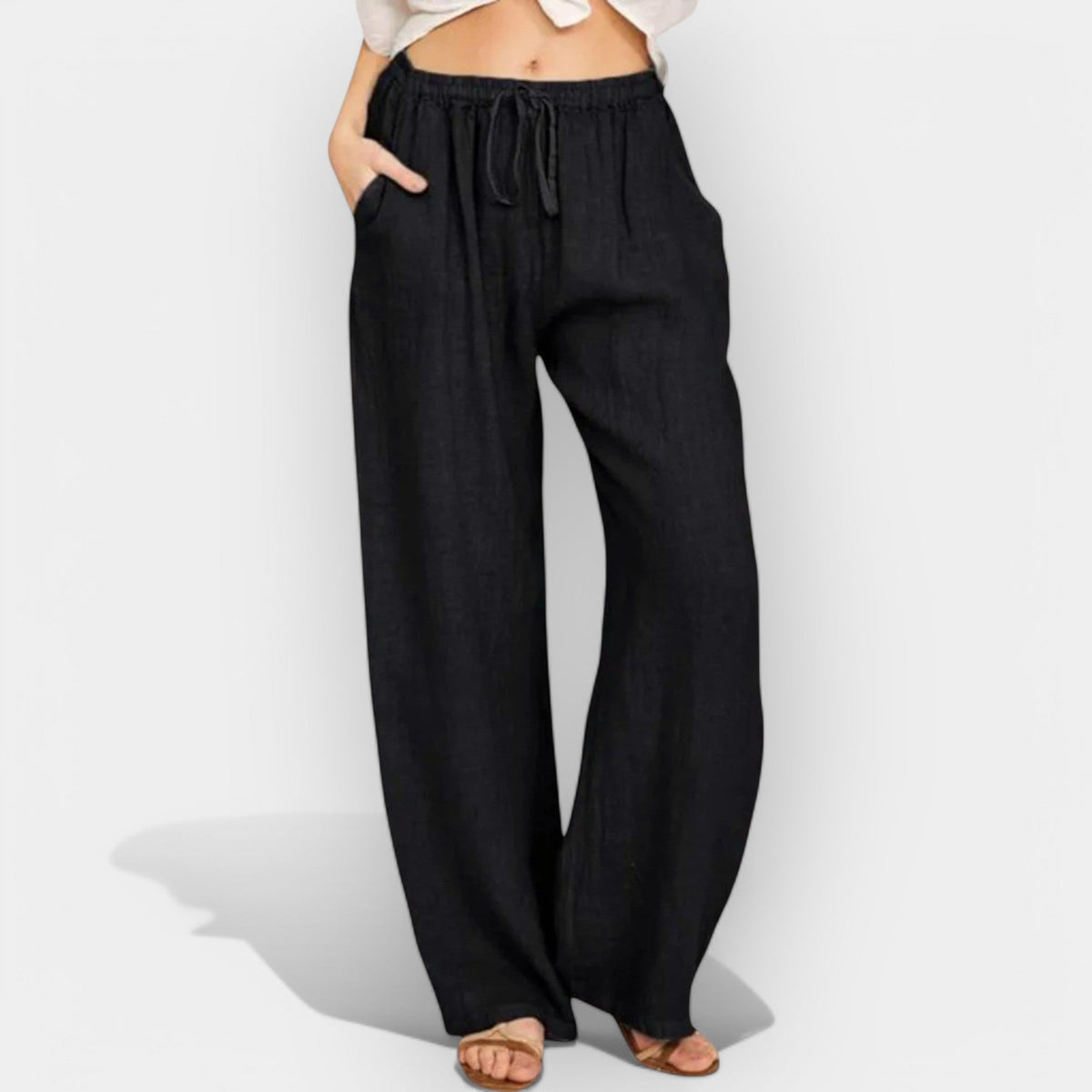 Marlene™ | Lightweight Linen Trousers