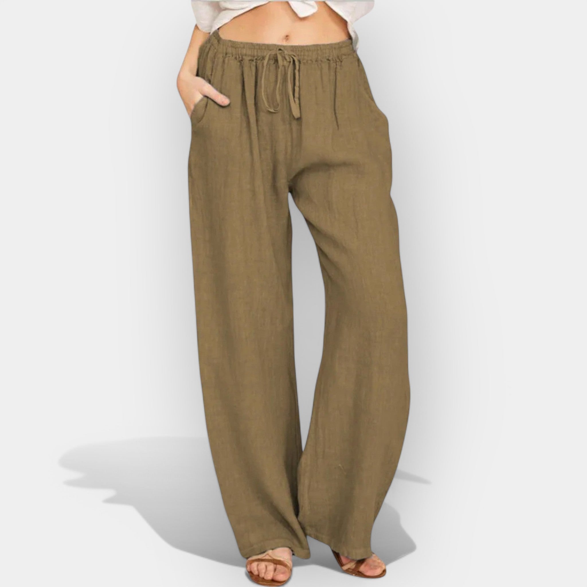 Marlene™ | Lightweight Linen Trousers