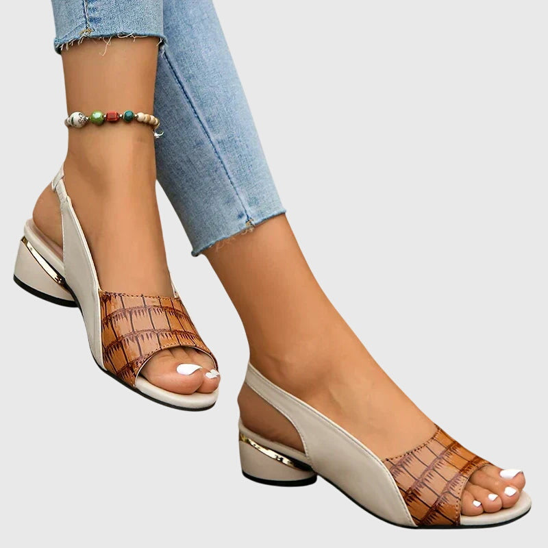 Whitney™ | Elegant Leather Sandals