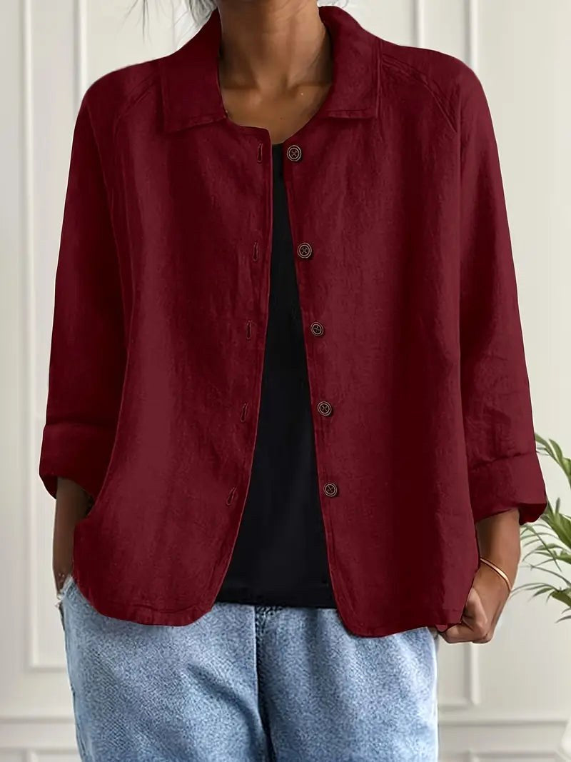 Thessa™ | Classic Long Sleeve Top