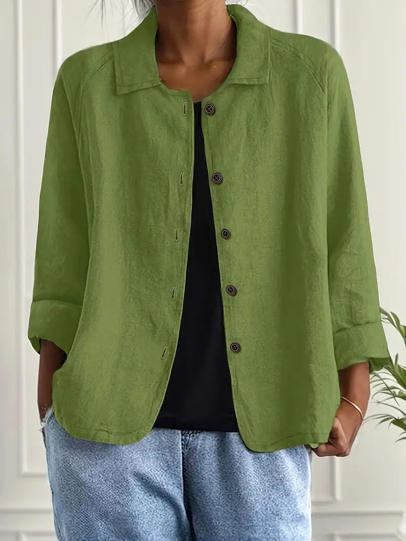 Thessa™ | Classic Long Sleeve Top