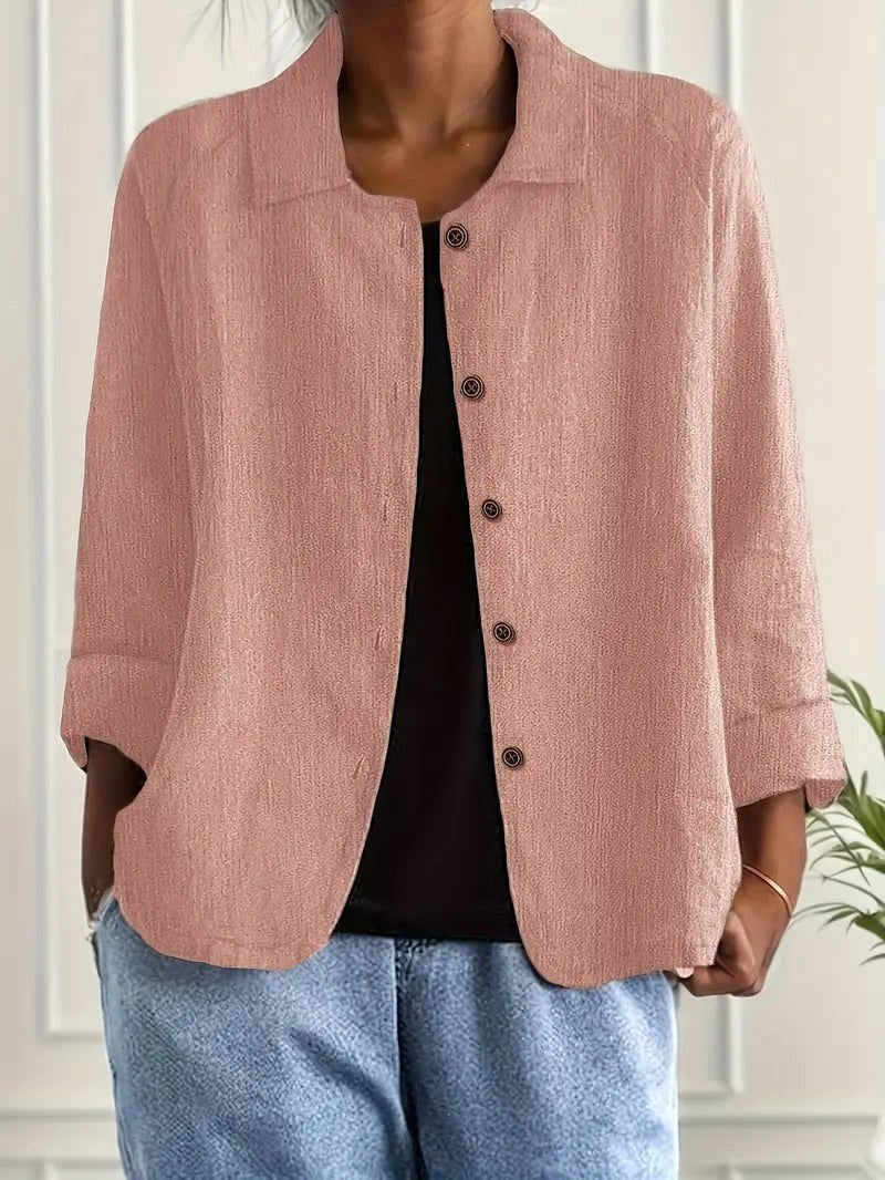Thessa™ | Classic Long Sleeve Top