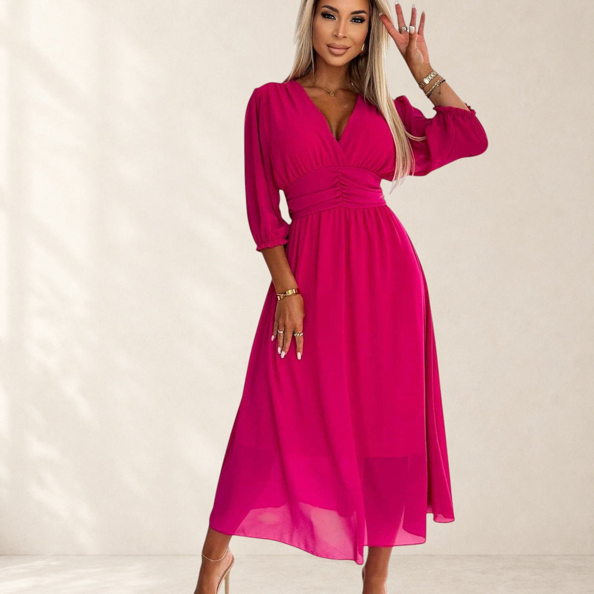 Chloe™ | Lightweight Silky Chiffon Dress