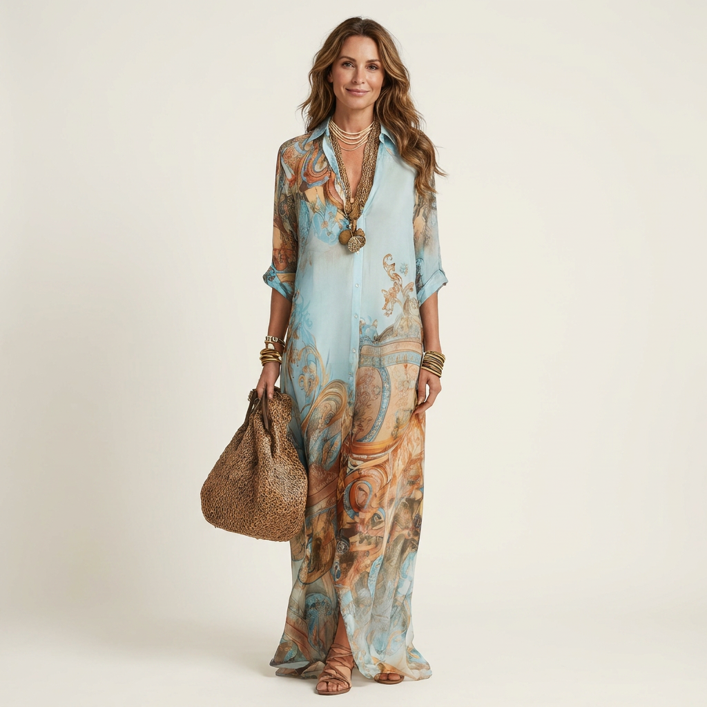 Lanie | Maxi Shirt Dress