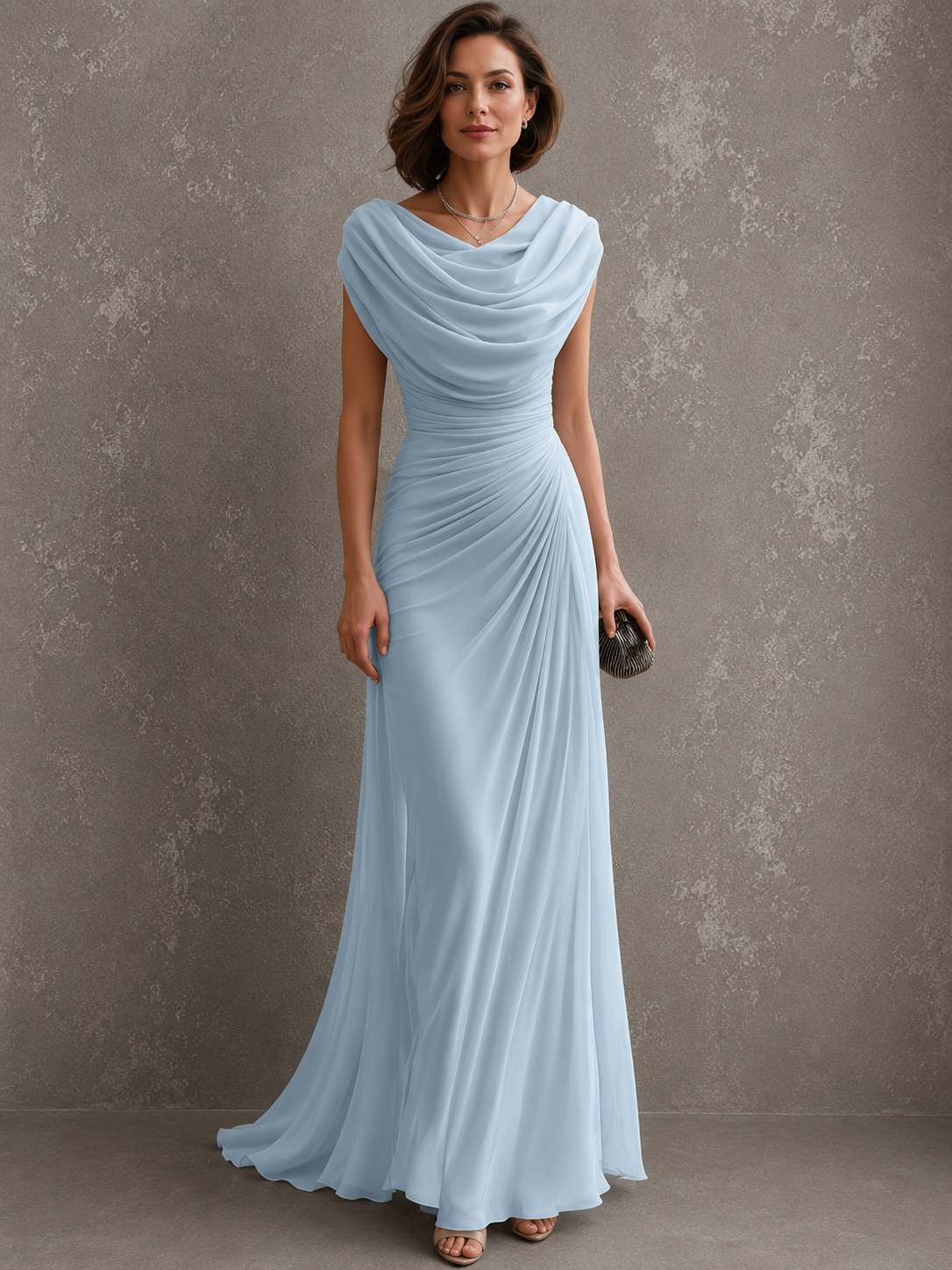 Jenna | Draped Maxi Dress