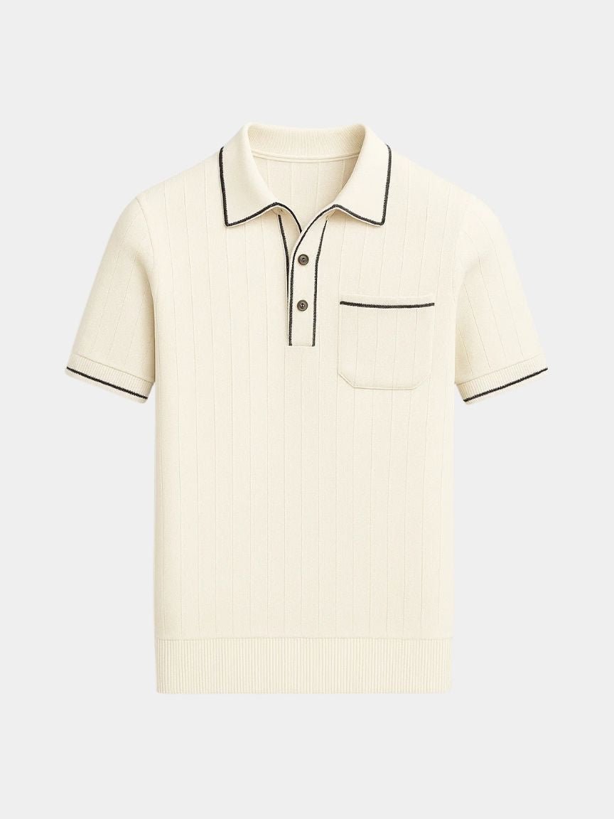 Old Money Knit Polo - Rowan