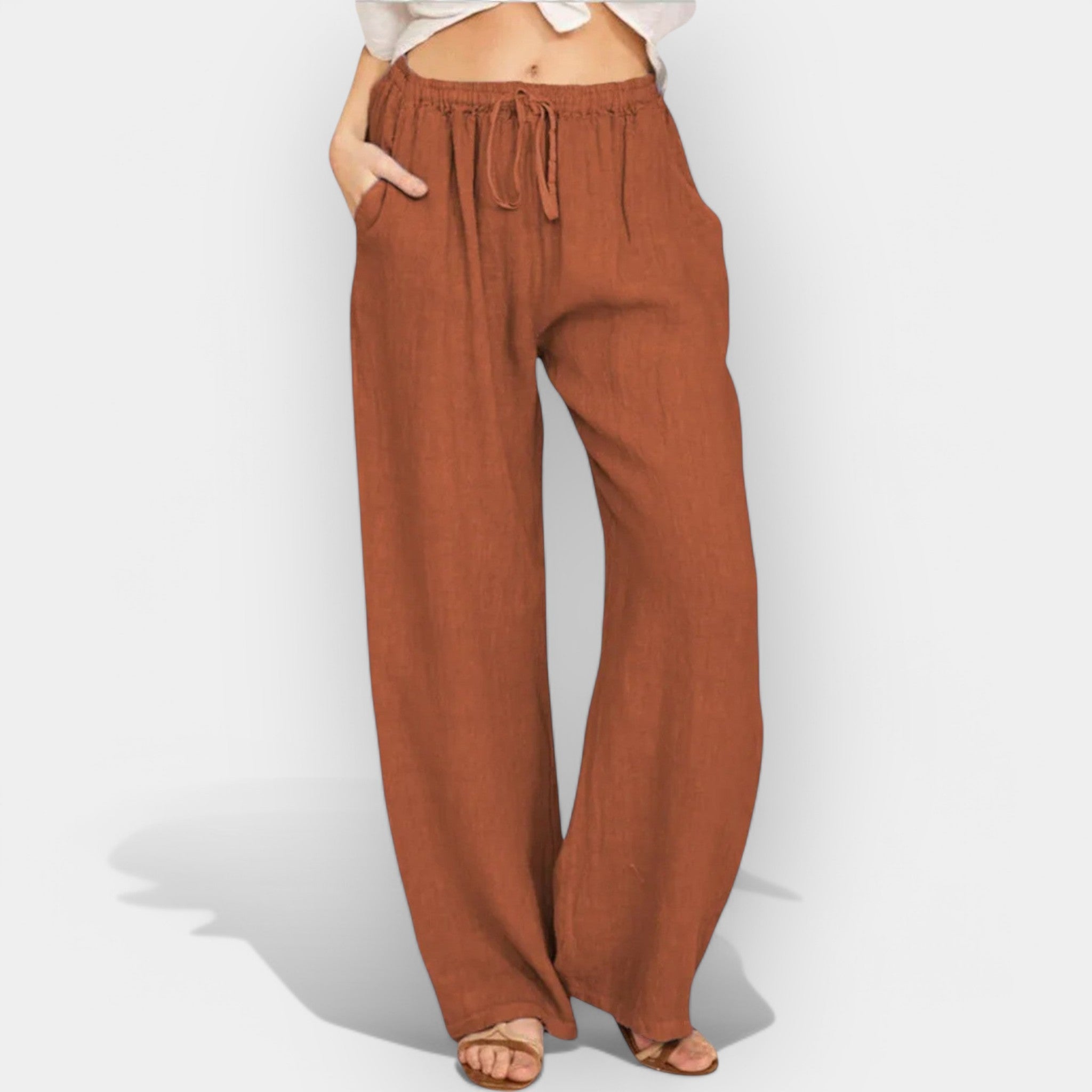 Marlene™ | Lightweight Linen Trousers