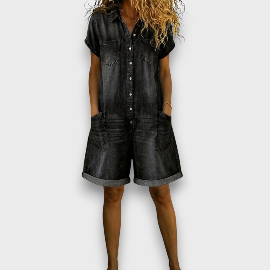 TUCSON | Denim Romper