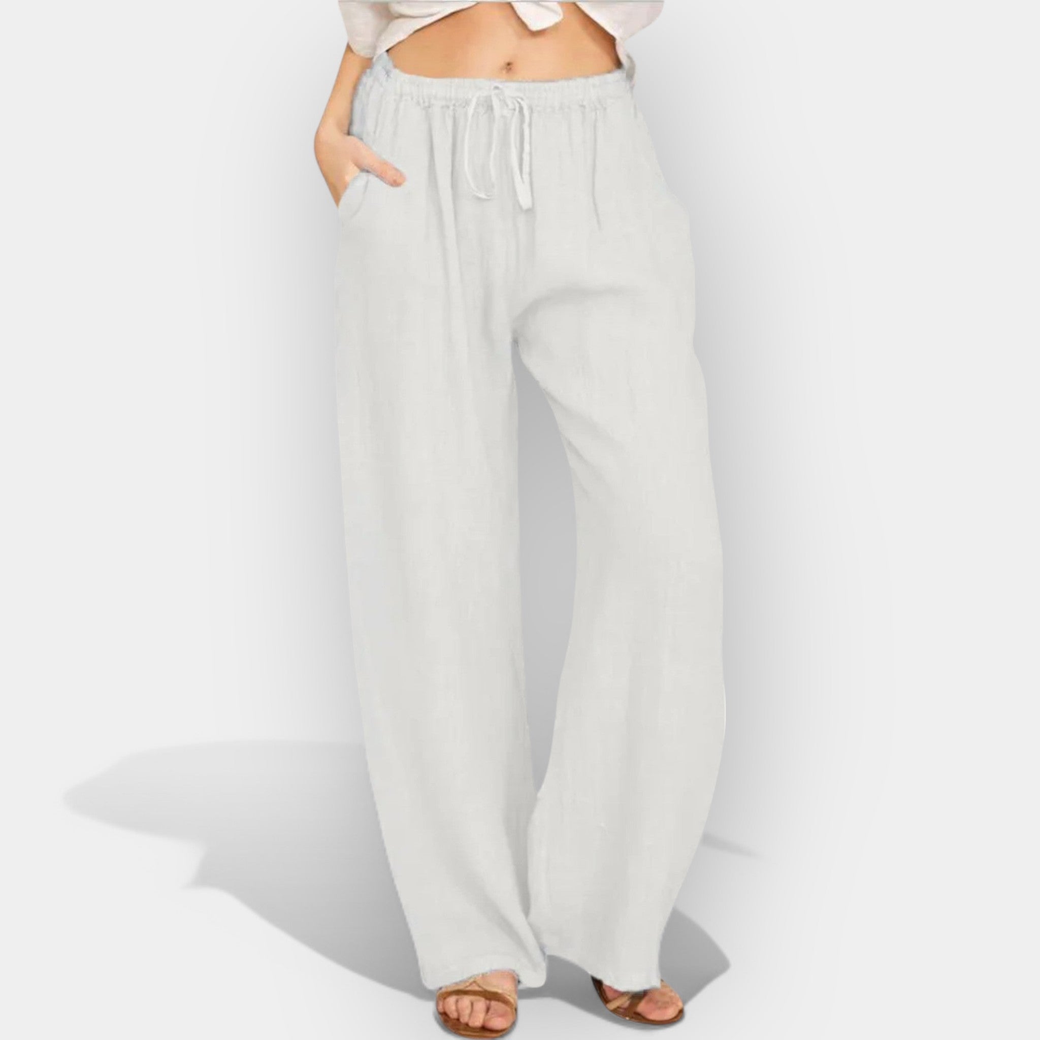 Marlene™ | Lightweight Linen Trousers